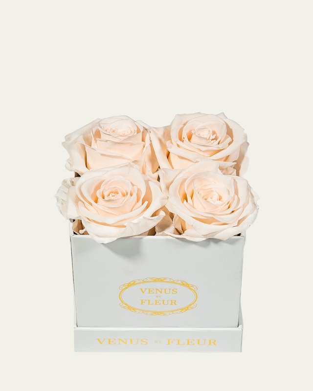 Classic Petite Square Rose Box